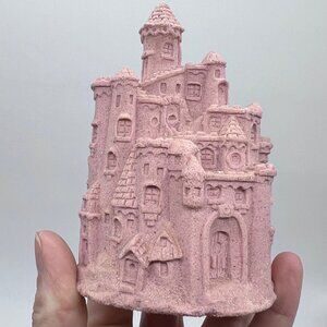 Vintage Mr. Sandman Pink Sandcastle Figurine Made in Canada